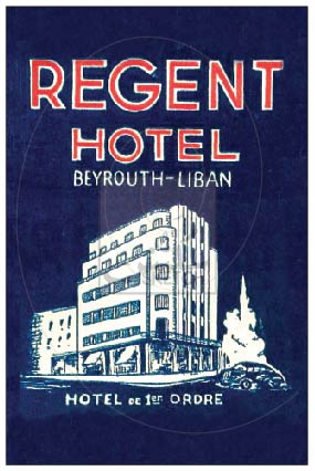 Regent Hotel اوتيل ريجنت POSTCARD